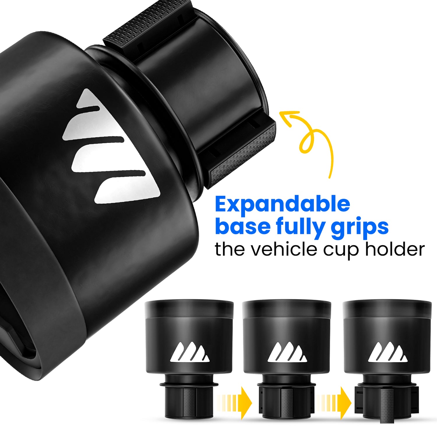 Integral Ultimate Expander Car Cup Holder Adjustable Base Expander & Organizer