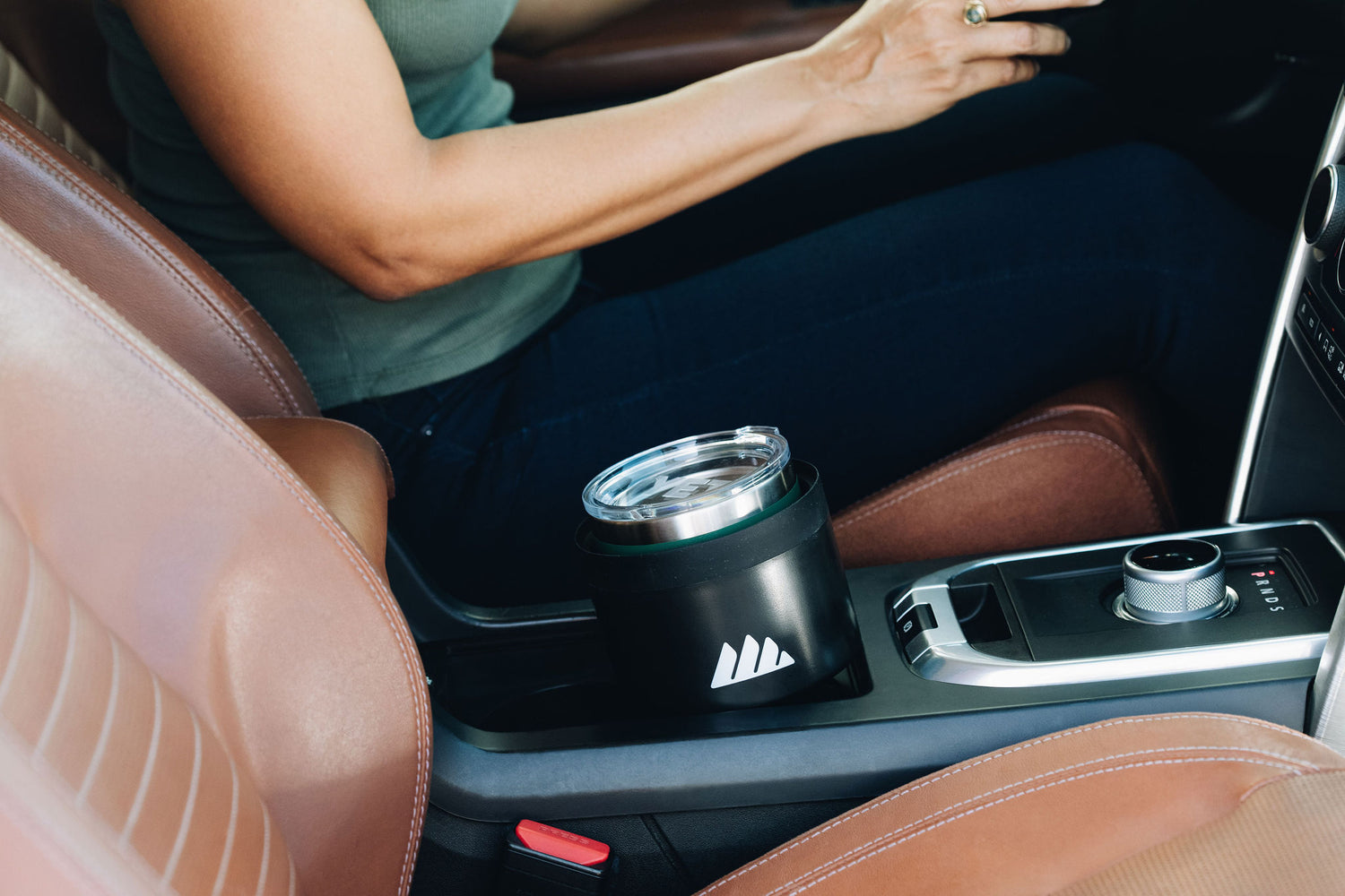 Integral Ultimate Expander Car Cup Holder Adjustable Base Expander & Organizer for Vehicles Compatible w/ Coffee Mug, Yeti 14/24/36/46oz